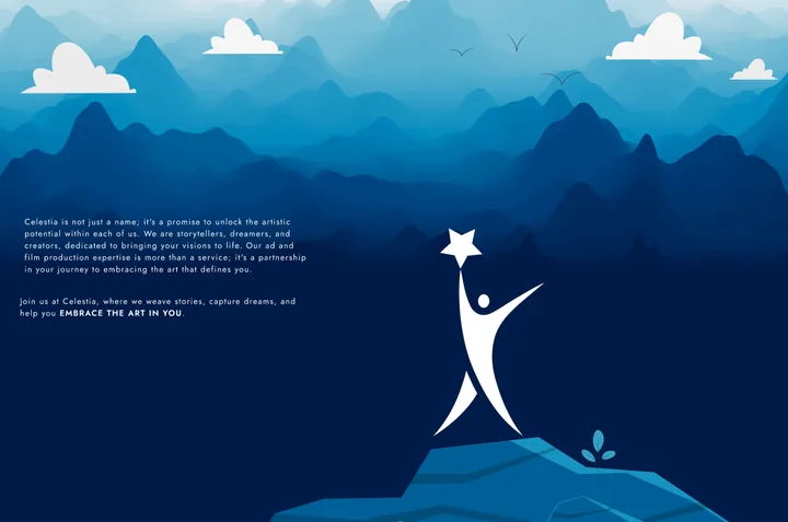 Celestia illustration of a figure reaching for a star