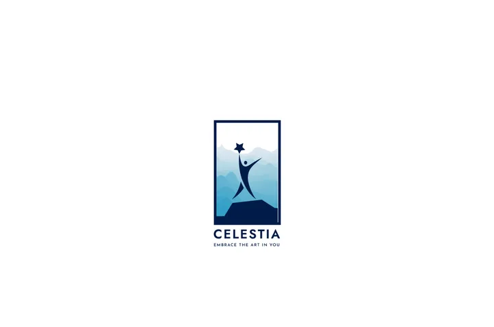 Celestia badge logo on white