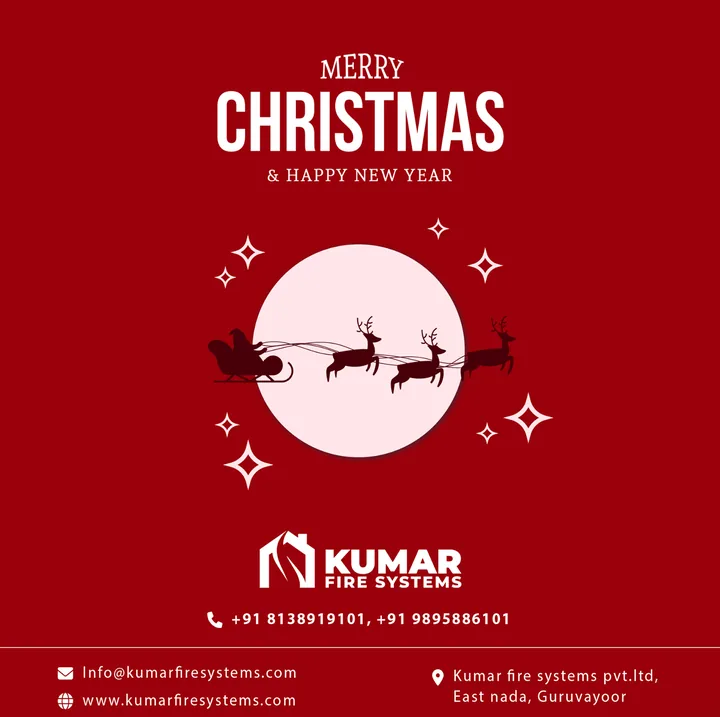 Kumar Fire Systems Christmas and New Year greeting
