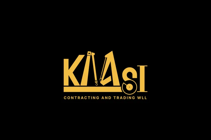 Kaasi logo in gold on black